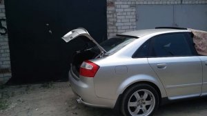 Ауди А4 В6 бюджетный вариант открытия крышки багажника с брелка.