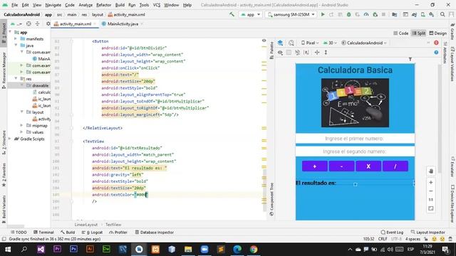 Como Realizar una CALCULADORA EN ANDROID STUDIO con JAVA, 2021, sencilla fácil y rápida смотреть онлайн