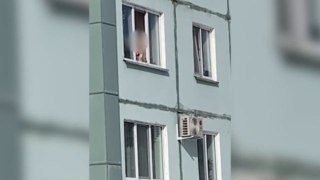 Дети в Южно-Сахалинске вылезли на карниз второго этажа смотреть онлайн