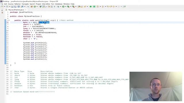 Variables in Java | Live #5.1 Programming Practice for Beginners