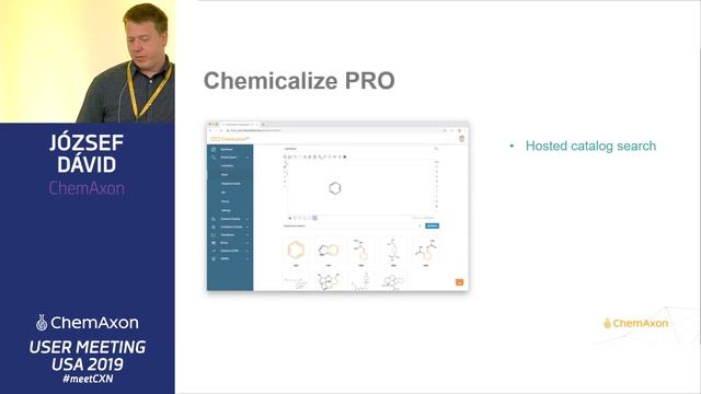 Jozsef David (ChemAxon): Chemistry as a Service - Chemicalize смотреть онлайн