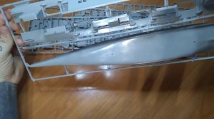 Обзор модели от компании Revell, масштаб 1_720 Nuclear Carrier U.S.S. ENTERPRISE, Атомный авианосец.