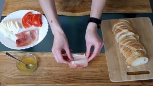 Горячие бутерброды с беконом и сыром моцарелла!