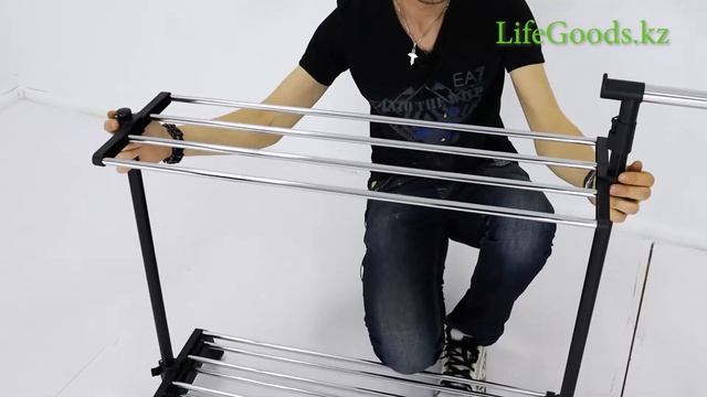 Вешалка в прихожую с полками для обуви GC5052: инструкция по сборке, обзор от LifeGoods.kz смотреть онлайн