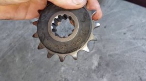 замена задней звезды на хонда хорнет.