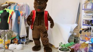 Ростовая кукла русский Медведь готов. Finaliti oso ruso. www.iclowns.ru