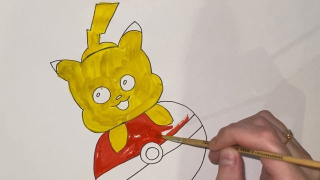 How to draw pikachu/Drawing is easy and simple. Как нарисовать пикачу/Рисуем легко и просто смотреть онлайн