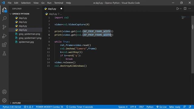 15 Days Of Opencv Course Day 05 | Make Camera & Record Video | KNOWLEDGE DOCTOR смотреть онлайн