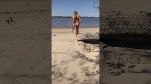 Гимнастика на пляже