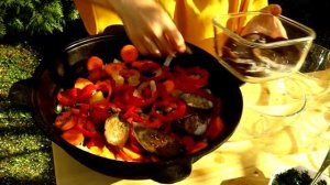 БАСМА В КАЗАНЕ НА КОСТРЕ ИЗ СВИНИНЫ