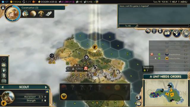 Civ 5 Multiplayer Russia vs America - Touching Tips! #3 смотреть онлайн