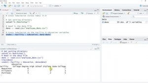 Cross Tabulation in R | Using the xtabs Function