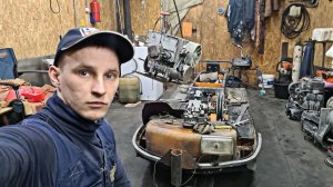 Двигатель Буран в г Красноборск_мотор с г Пермь #vlog