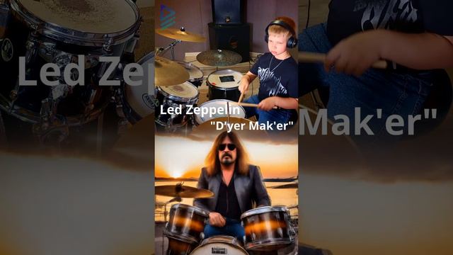 Led Zeppelin "D'yer Mak'er" (фрагмент 1 by Даниил Аристов, 10 лет)