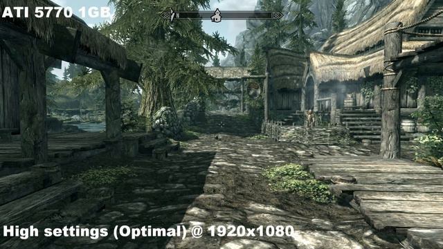 The Elder Scrolls V: Skyrim ATI 5770 1GB Benchmarks 1920x1080 смотреть онлайн