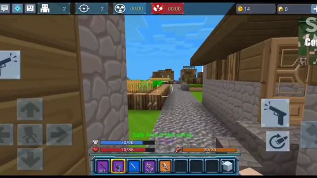 Playing Battle Royale For Chicken Dinner | Blockman Go #8 смотреть онлайн