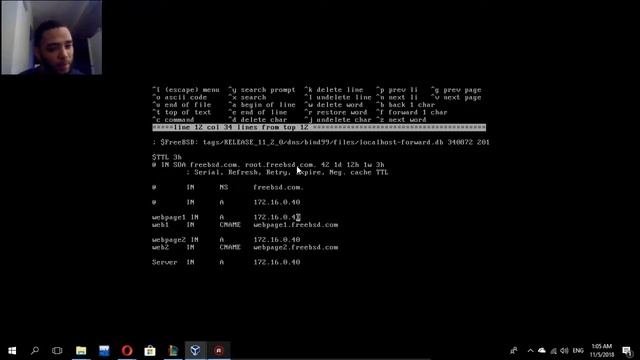 Configuracion de DNS en FreeBSD 11.2 смотреть онлайн