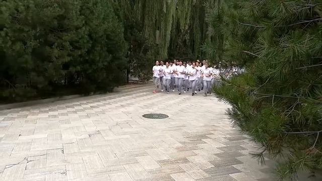 Всеобщая спортивная разминка в Школе иностранных языков смотреть онлайн