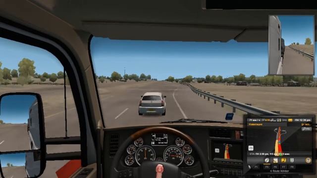 American truck simulator - прохождение игры.