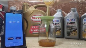 Тест -30 текучести масел Мобил Супер 3000 5w40 A3B4 Италия, Турция, Финляндия