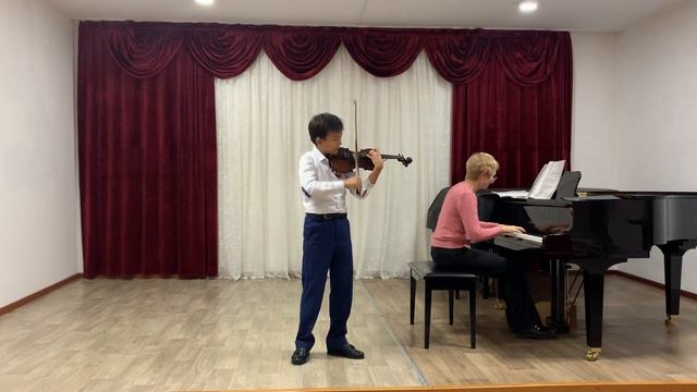 Ерзат Болат .М.Тулебаев "Толгау"Ф.Фиорилло каприс №28.Д.Кабалевский концерт 1 часть. смотреть онлайн