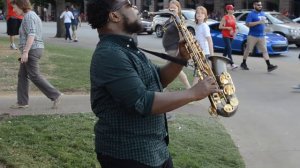 Uptown Funk Street Saxophone
