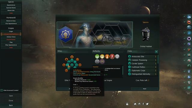 Avallonians - My Stellaris Space Dwellers Build смотреть онлайн