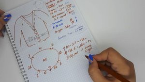 AlinaVjazet. МК. Реглан с V-образной горловиной сверху. Часть 1. Росток