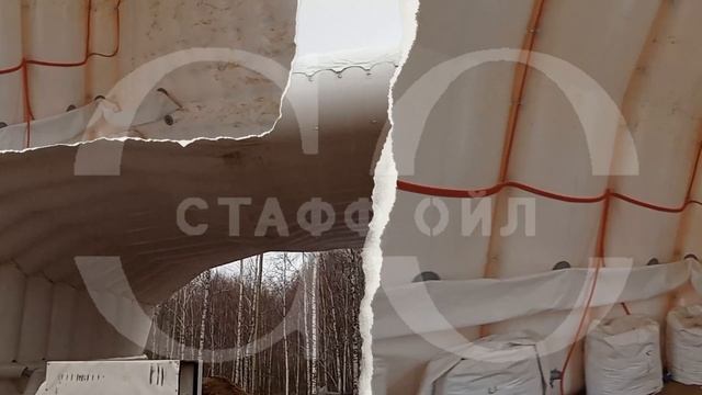Надувной ангар/Пневмоангар ремонтный бокс 12х12х6м
