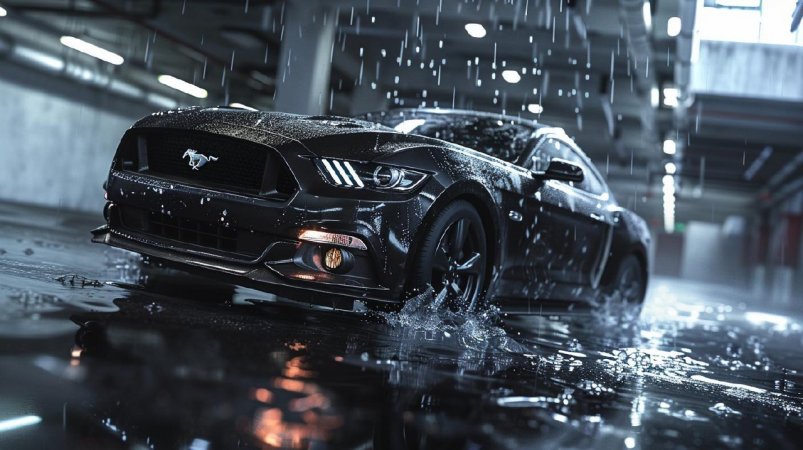 Мойка М3 "Заневский Каскад". Ford Mustang. Мойка двигателя сверху и снизу. Детейлинг мойка подвески.