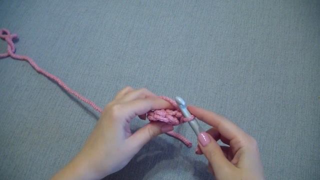 Узор "косичка" столбиками без накида смотреть онлайн