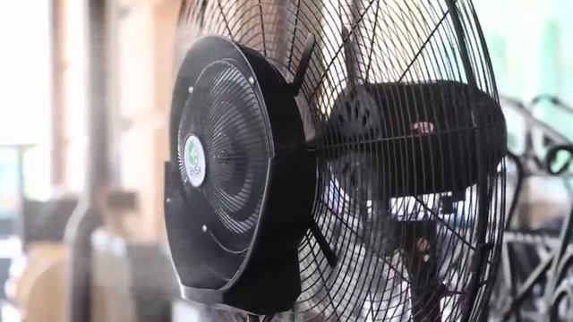 Как работает и распыляет воду водяной вентилятор для дома и улицы