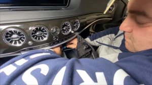Установка CarPlay android box на Mercedes s classe w222