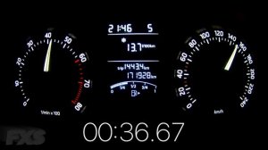 2013 Skoda Rapid 1.2 MPi - Acceleration 0-160 km/h (TOP SPEED)