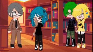 ||куромаку и зонтик||☔||не бейте это моя ау|| !маты!