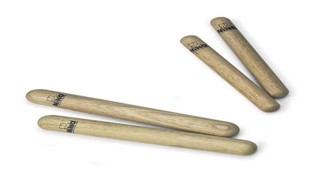 Nino Percussion NINO502 Natural Wood Claves Small смотреть онлайн