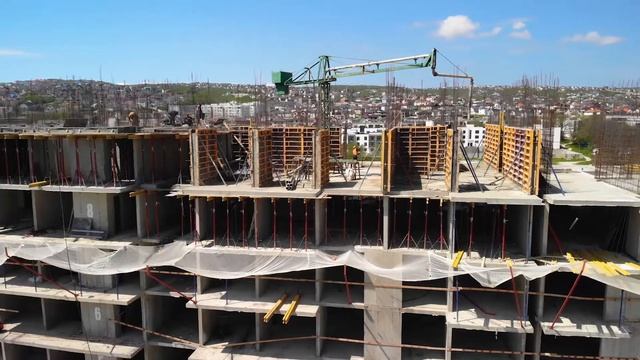Ход строительства ЖК "Мята" в г.Новороссийск. Май 2021.