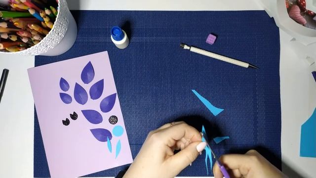 Открытка cвоими руками | Детское творчество | Цветок из бумаги | Праздничная открытка
