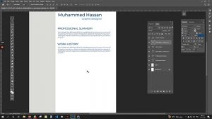 CV photoshop doing working simple