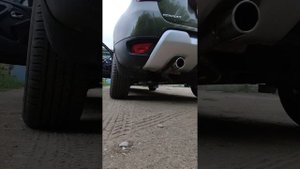 Звук выхлопа Duster  прямоточный глушитель серия American Muscle