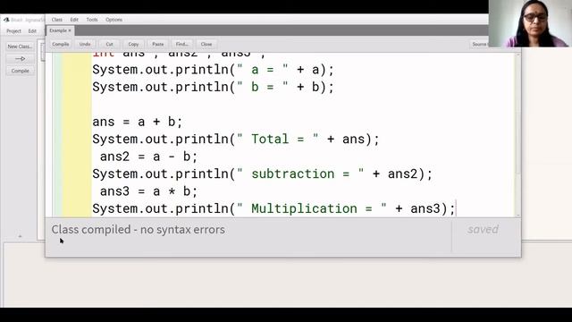 Blue Java Class 2 Data Types and Operators | Division and Modulus operator