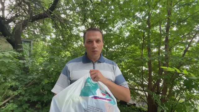 Волонтеры Подмосковья передали помощь многодетному отцу в Донецк