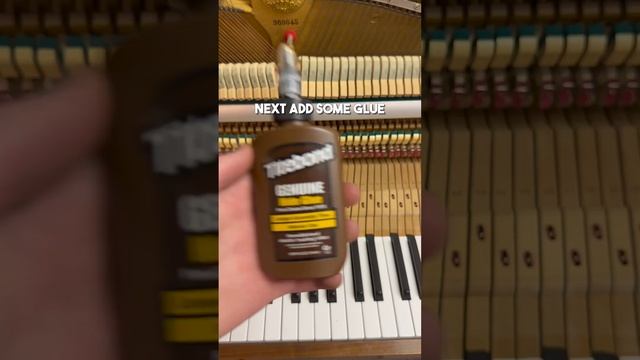 fixing the most common problem for upright pianos