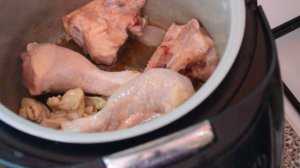 Окорочка с овощами в мультиварке