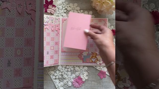 Фоторамка-альбом для малышки. Обзор. Скрапбукинг смотреть онлайн