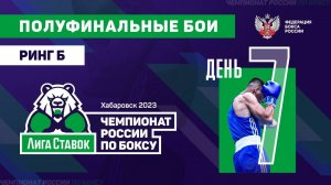 Чемпионат России по боксу среди мужчин 19-40 лет. Ринг "Б". Хабаровск. День 7.