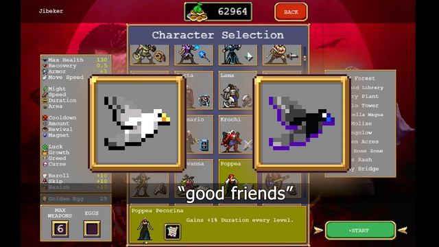 Vampire Survivors - With a pure heart and two good friends, visit the balcony in Capella Magna смотреть онлайн