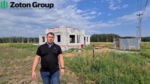 Наш объект, дом из газобетона 300мм