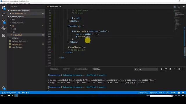 05 3 web tutorial. client code. jQuery смотреть онлайн