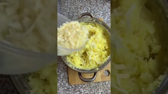 Пюрешка с сыром и яйцом. ПОДПИШИСЬ!